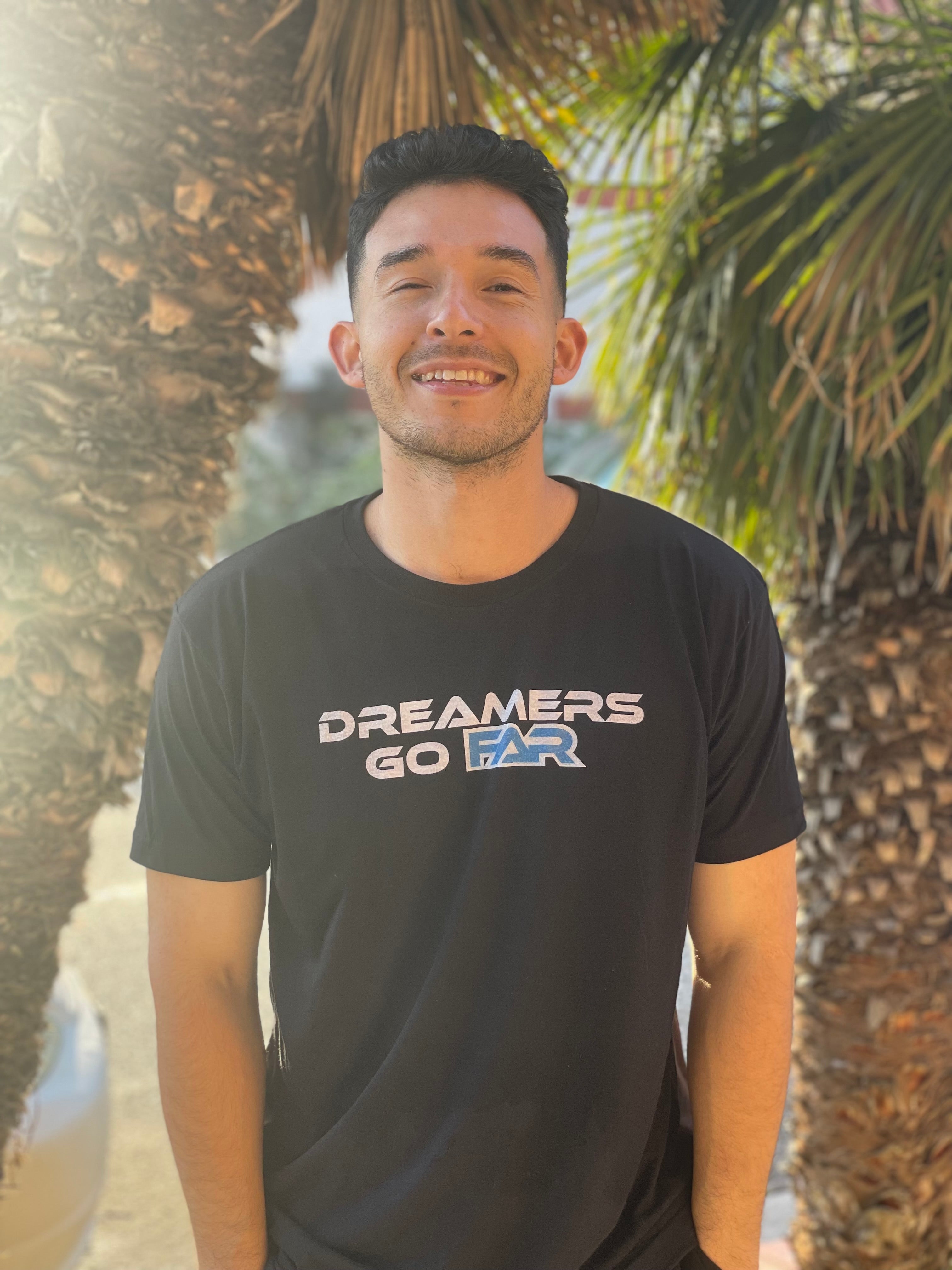 BLUE NEW "Dreamers Go Far Tees"