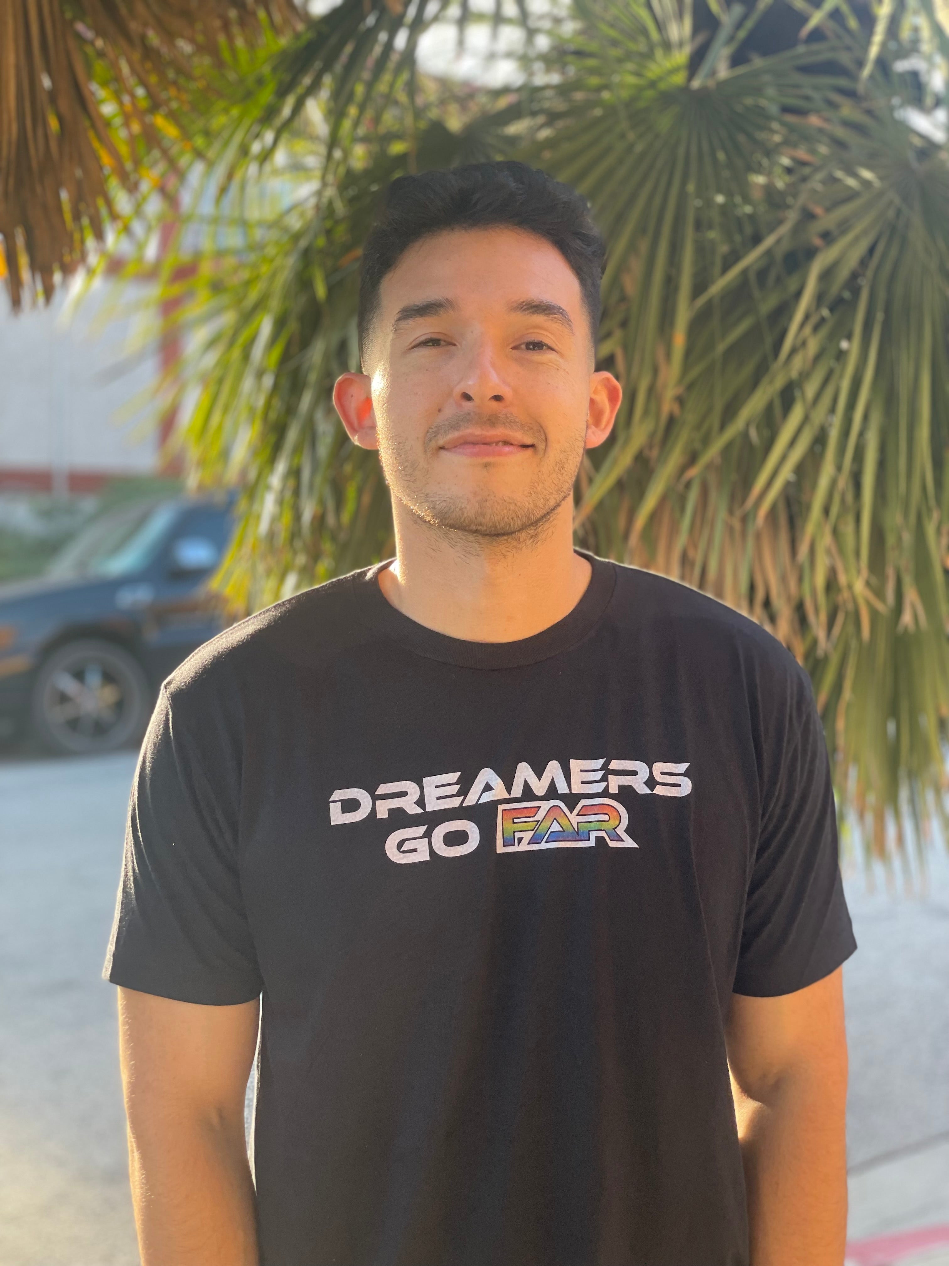 Rainbow NEW "DREAMERS GO FAR" TEES